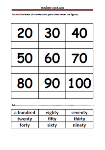 Free printables for numbers up to 100