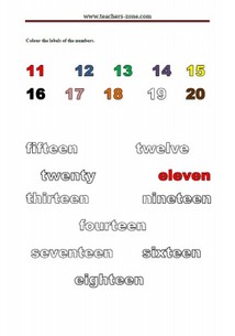 Free printables for numbers