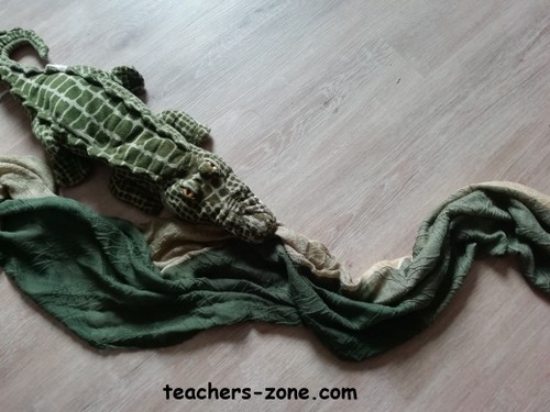 Mr Crocodile, can we cross the river? - activity for ESL kids