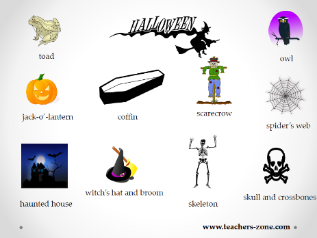 Resources for Halloween vocabulary