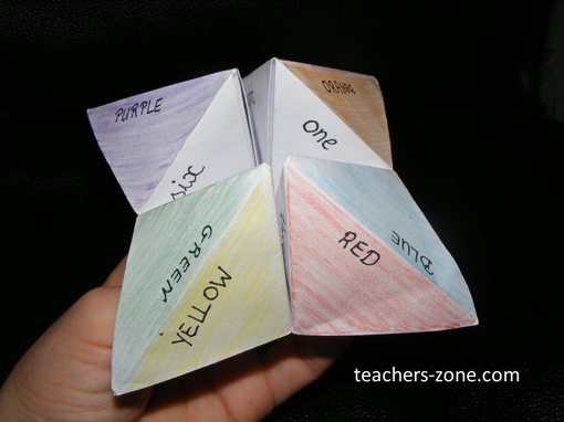 Fortune teller actifity for primary students Dragon snap lesson plan for primary school