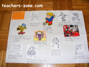 Sports and equipment - teaching idea for primary students