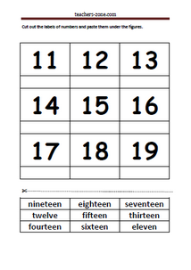 Free printables for numbers