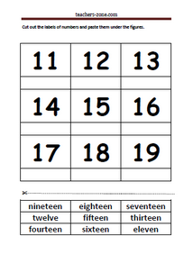FREE NUMBERS 11-20 WORKSHEETS - Teacher's Zone