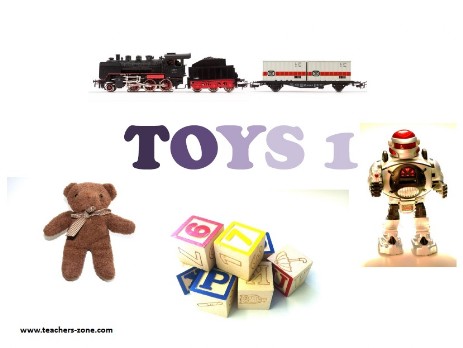 Free pictures for toys vocabulary