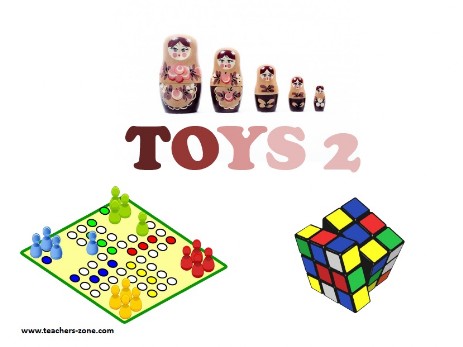 Free pictures for toys vocabulary