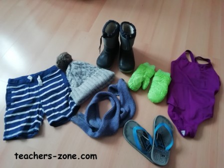 Winter clothes lesson plan
